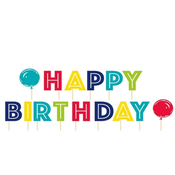321 Party! Colorful Happy Birthday Yard Sign 15 pc - Picture 7 of 7